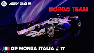 F1 2024  CARRIERA SCUDERIA BORGO TEAM  GP MONZA ITALIA  117 [upl. by Salazar]