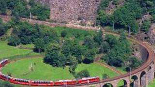 Welterbe zwischen Albula amp Bernina UNESCOTitel für spektakuläre Bahnstrecken [upl. by Kistner123]