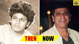 Shiva Rajkumar Then amp Now Photos  Top Kannada Actor  Before After  Shiva Rajkumar Rare Pics [upl. by Cumings242]