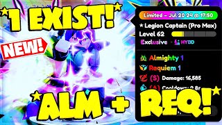 I GOT 1 EXIST ALMIGHTY 1  REQUIEM 1 UNIT quotLEGION CAPTAINquot 👑😱 SHOWCASING  ANIME DEFENDERS [upl. by Mellisa]