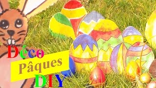 Oeuf de Pâques  Bricolage en carton DIY [upl. by Truc]