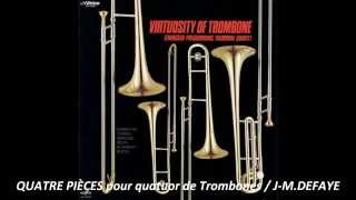 VIRTUOSITY OF TROMBONE  LENINGRAD PHILHARMONIC TROMBONE QUARTET 02 [upl. by Lirva]