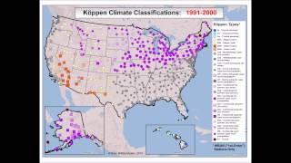 Köppen Climate Classification for the US [upl. by Inaniel]