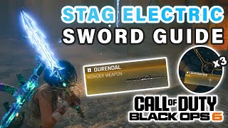 How to get the STAG Electric Sword  Wonder Weapon Guide ► Black Ops 6 Zombies Citadelle Des Morts [upl. by Salvatore]