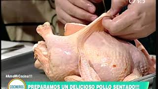 POLLO SENTADO  Cocinero Diego Molina [upl. by Ahsiri]