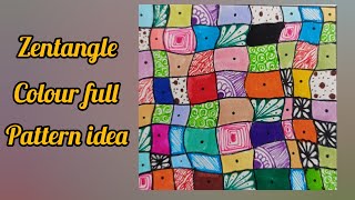 zentangle patterns zentangle art for beginnersdoodling art for beginners doodling trendingart [upl. by Azmah]