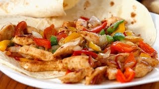 08 FAJITAS de FRANGO  Chef em Casa [upl. by Ientirb]