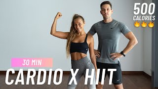 30 MIN CARDIO HIIT Workout  Full Body No Equipment No Repeat [upl. by Faydra303]