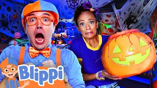 Blippi’s TrickorTreat Halloween Adventure 🎃🕷️  Spooky Fun and Educational Videos for Kids [upl. by Nyrehtac]