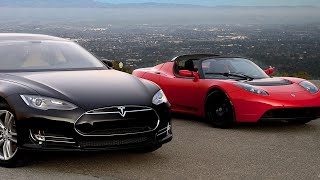 Tesla Roadster Sport v Tesla Model S Worlds Quickest Cars  Drag Race Baloch Gamer [upl. by Eirolam]