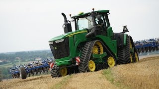 John Deere 9RX mit Köckerling Rebell 1250 Kurzscheibenegge [upl. by Silado]