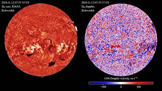 Hα 20241112  Spectroheliograph Data [upl. by Florine]