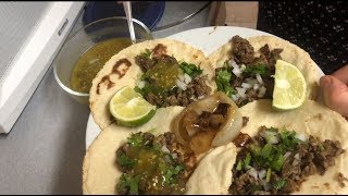 COMO HACER TACOS DE CARNE ASADA RAPIDO Y FACIL RECETA DE TACOS DE ASADA PASO A PASO [upl. by Jaine]