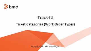 TrackIt 2018  Configuring Categories Work Order Types [upl. by Womack]