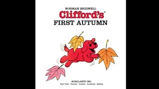 Clifford the big red dog Cliffords First Autumn by Norman Bridwell read aloud storyline [upl. by Fadden]