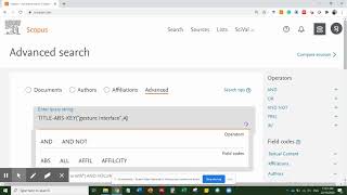 Conducting systematic literature review using Scopus How to refine your search query [upl. by Tisbe]