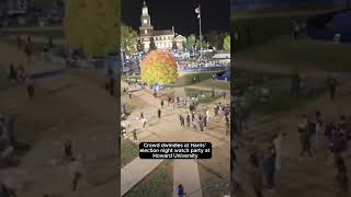 Harris crowd at Howard University dwindles on election night  NBC4 Washington [upl. by Faber441]