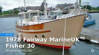 1978 Fairway MarineUK Fisher 30 for sale in Winterport ME US [upl. by Forrest]