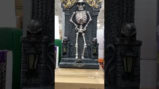 Spooky Costco Skeleton Tombstone with Lights and Music halloween costco scary [upl. by Anerahs]