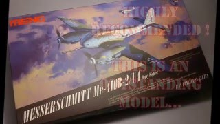 Meng Models Messerschmitt Me410B2U4 [upl. by Akciret]