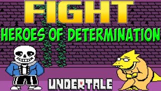 Undertale файтинг  Heroes of Determination  Sans [upl. by Eikin]