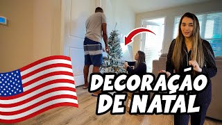 COMEÇAMOS NOSSA DECORAÇÃO DE NATAL NOS ESTADOS UNIDOS [upl. by Maddeu]