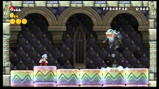 New Super Mario Bros Wii Boss 7  Morton Koopa Jr [upl. by Hakeber]