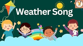 Weather Song  quotSun Rain Wind and Snowquot  Kidz Bell Nursery Rhymes amp Kids Songs [upl. by Oahc]