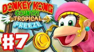 Donkey Kong Country Tropical Freeze  Gameplay Walkthrough Part 7  World 2 Wing Ding 100 [upl. by Malamut889]