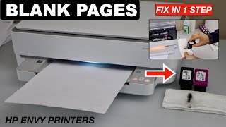 HP Envy Printing Blank Pages  Fix In 1 Easy Step [upl. by Lavella848]