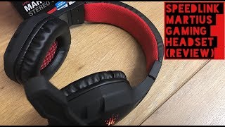 SPEEDLINK Martius 35mm Gaming Headset Test amp Review [upl. by Ettenauq]