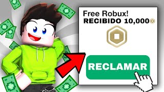 COSIGUE 10000 ROBUX GRATIS en ROBLOX METODO FACIL Y SEGURO😨 [upl. by Gschu152]