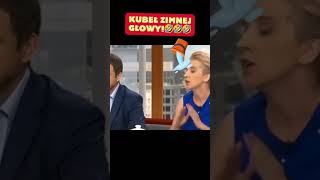 ScheuringWielgus i kubeł zimnej głowy 🤣🤣🤣 polityka polskapolityka humor lewica viralshorts [upl. by Annnora]