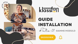 Tuto01  Comment installer un ventilateur de plafond  destratificateur dair KlassFan Modulo [upl. by Roldan]