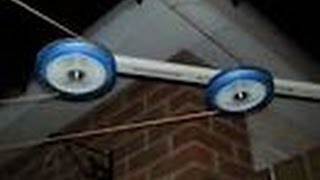 How to make an Axworthy Flying ghost DIY Halloween prop 2013 [upl. by Eisac]