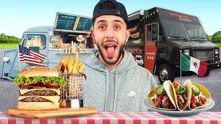 Eating at FOOD TRUCKS from Around the World [upl. by Eeluj323]