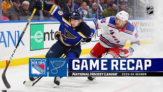 NHL Highlights  Avalanche vs Rangers  February 5 2024 [upl. by Idnarb]