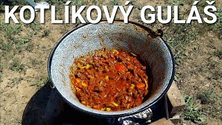 Ako uvariť ten najlepší kotlíkový guláš z hovädzieho mäsa  Gulas na dedine [upl. by Gerti989]