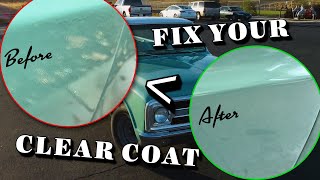 How to fix clear coat  Eliminate orange peel and drips [upl. by Ylrebmik]