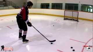 How To Take a Snapshot  On Ice Lesson  Howtohockeycom [upl. by Llet408]