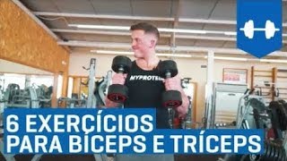 6 Exercícios Para Bíceps E Tríceps  Bruno Mota  Myprotein Portugal [upl. by Assert]