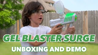 GEL BLASTER SURGE  UNBOXING AND DEMO [upl. by Ahsienot]