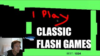 I Play Classic Flash Games Helicopter Game Trogdor Spank the Monkey amp More [upl. by Llertram414]