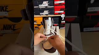 Jordan 1 Shoelace Tutorial Double Lace Sneakerheads [upl. by Westland]