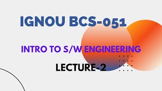 BCS051 LECTURE2 ignou ignousolvedassignment ignoubca [upl. by Hut]