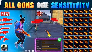 All Gun Headshot Sensitivity Setting After New OB46 Update  Free Fire Max Auto Headshot Sensitivity [upl. by Kermie]