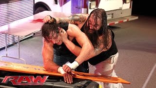 Dean Ambrose vs Bray Wyatt  Ambulance Match Raw January 5 2015 [upl. by Firestone]