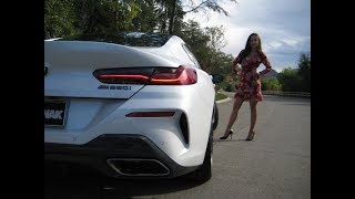 2020 BMW M850i Gran Coupe with Night Blue Interior  Exhaust Sound  20quot M Wheels  BMW Review [upl. by Eliath]