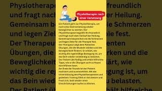 Physiotherapie deutschlernen germanlessons lernedeutsch learngerman foryou [upl. by Nahgeam]