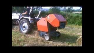 Mini RoundBaler  wwweurotracfr [upl. by Glennie]